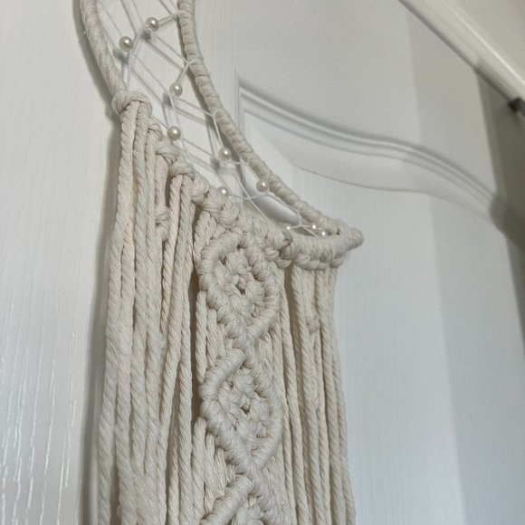 Authentic Macrame Wall Hanging Art Start and Moon - Picture 7 of 7